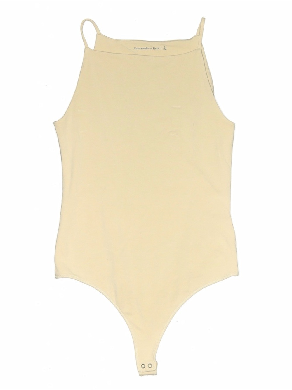Abercrombie & Fitch Cream High-Neck Bodysuit - Size S (EUC)